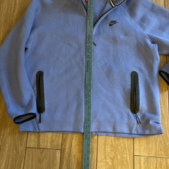 Nike Sportswear Tech Fleece Windrunner Full-Zip Hoodie Polar Blue Size 2XL - Picture 4 of 8